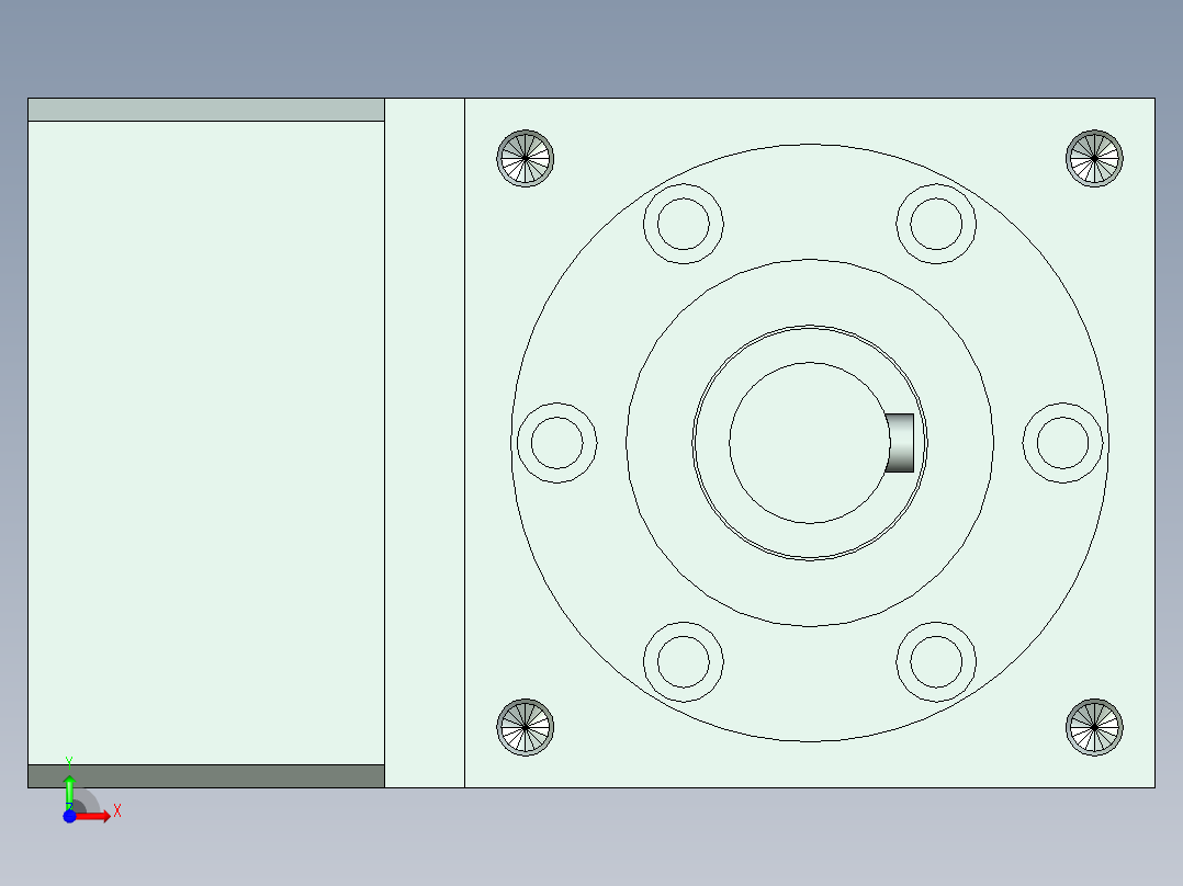换向器PW60双轴-1 14-50-70-M4.stp前视图