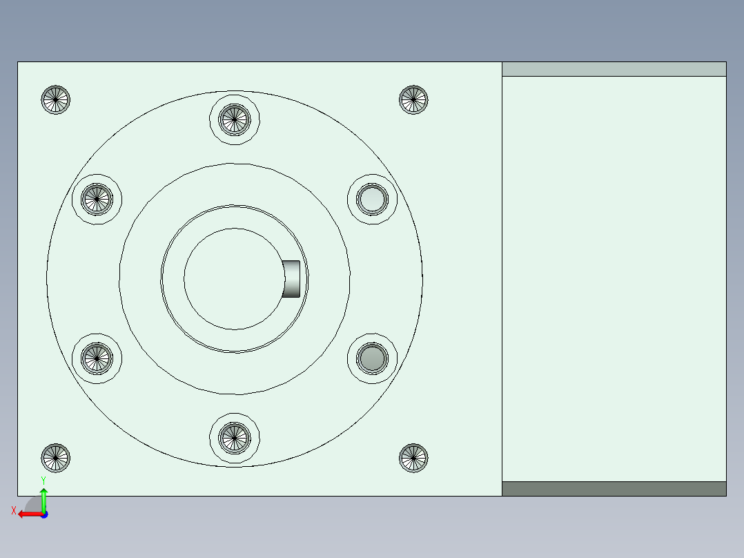换向器PW60双轴-1 14-50-70-M4.stp后视图