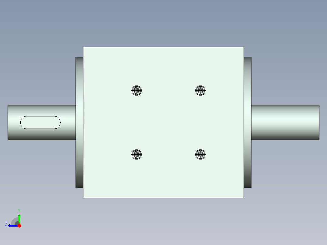 换向器PW60双轴-1 14-50-70-M4.stp右视图
