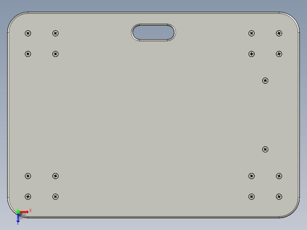家具手推车俯视图