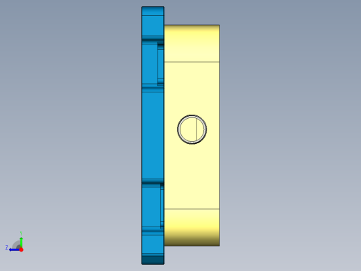 CS19-C-CNC4-Shebian-180523笔记本CNC工装夹具三维模型右视缩略图