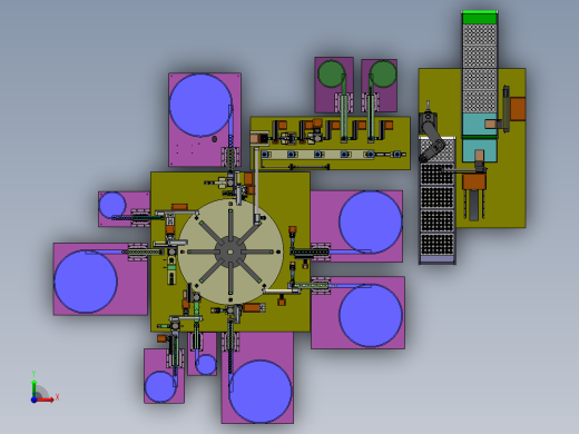 弹药盒自动组装检测设备sw18可编辑前视缩略图