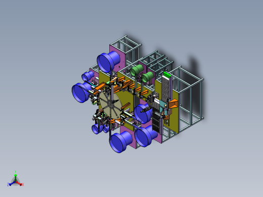 弹药盒自动组装检测设备sw18可编辑正等轴测缩略图