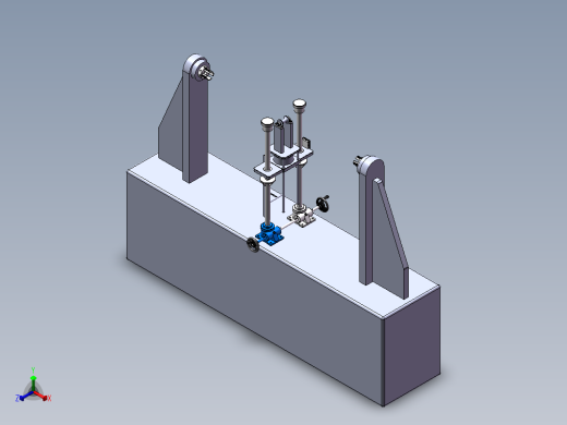 线缆抗拉试验机sw18正等轴测缩略图