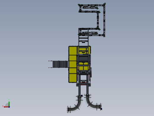 砂石筛选上料传料自动生产线设计sw17可编辑后视缩略图