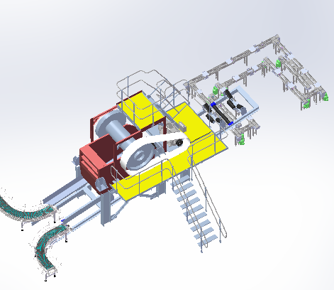 砂石筛选上料传料自动生产线设计sw17可编辑缩略图