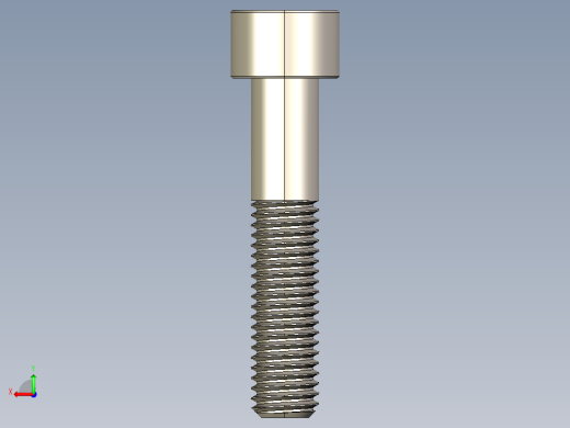 Screw_DIN_912_M10x50_A2.STEP公制内六角螺钉后视缩略图