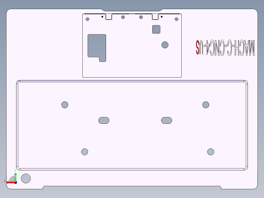 笔记本C壳加工内腔程序模型后视缩略图