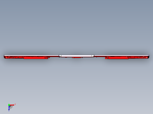 笔记本C壳加工内腔程序模型俯视缩略图