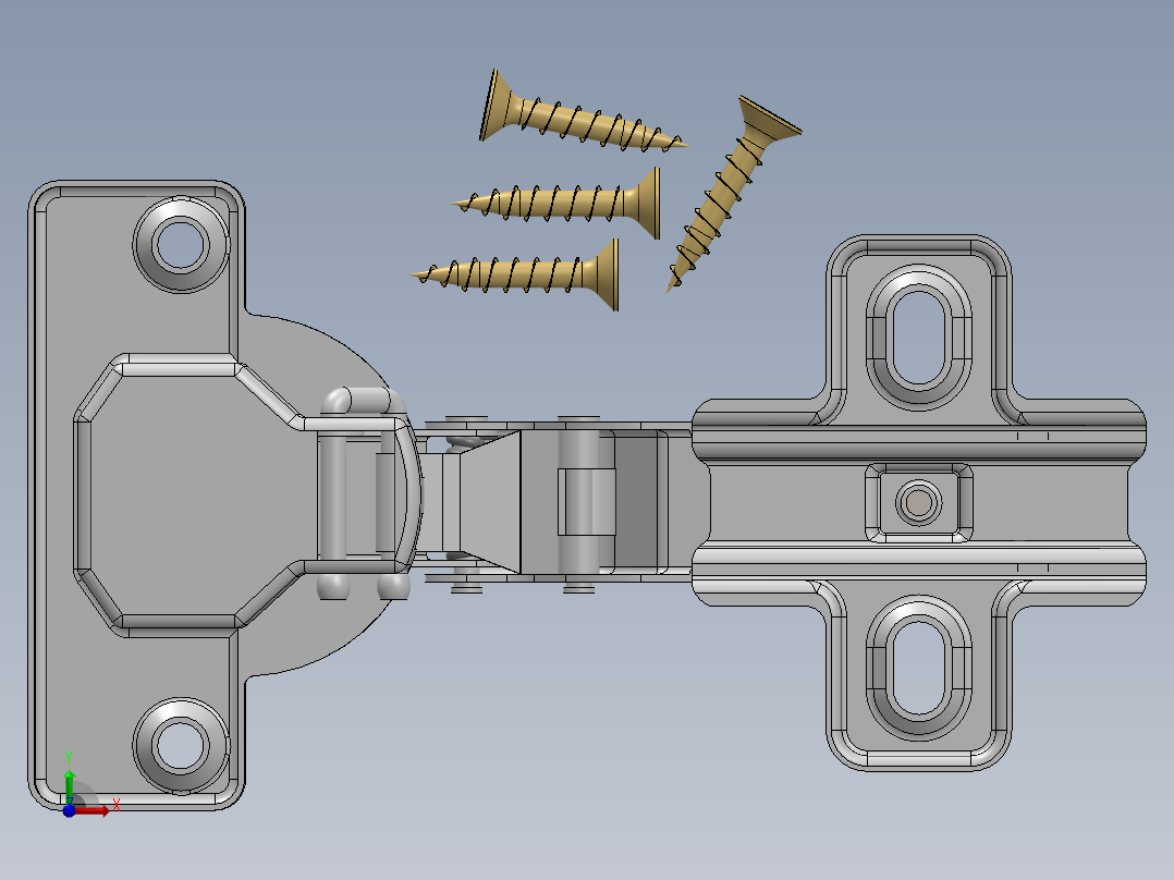 铰链、-铰链blum-hin前视图