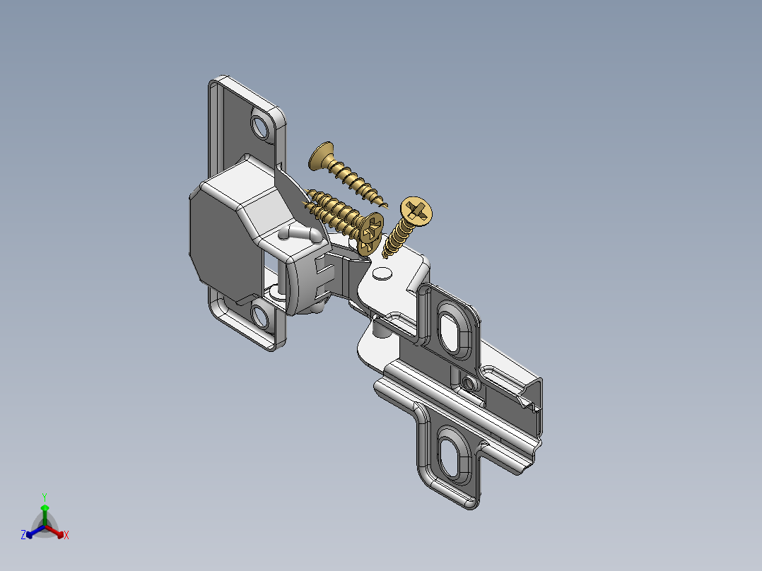 铰链、-铰链blum-hin正等轴测图