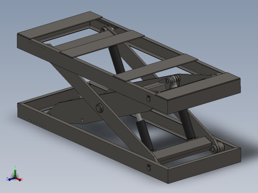 剪叉式升降机 、32吨剪刀升降机主视缩略图