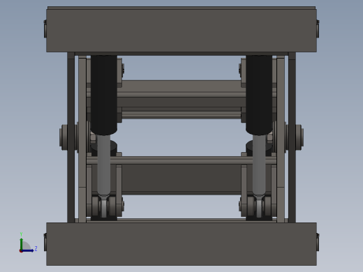剪叉式升降机 、32吨剪刀升降机左视缩略图