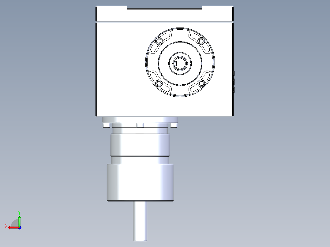 RU45DH升降摇摆型后视图