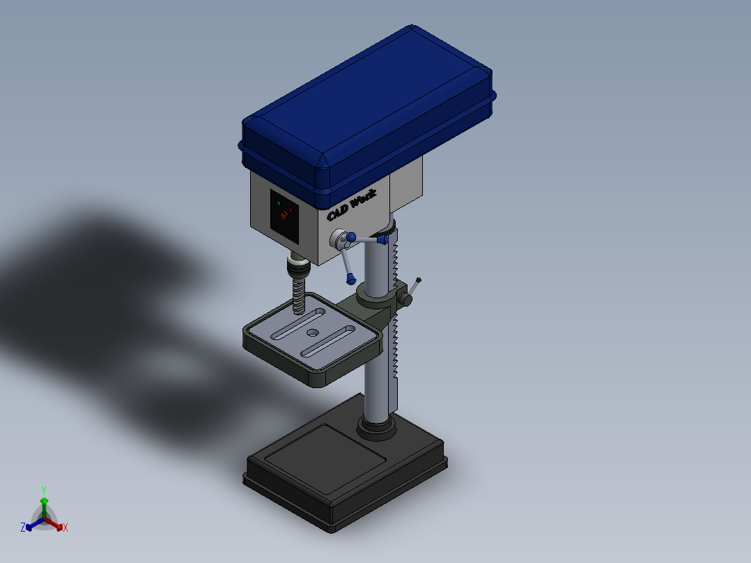 电钻(27)正等轴测图