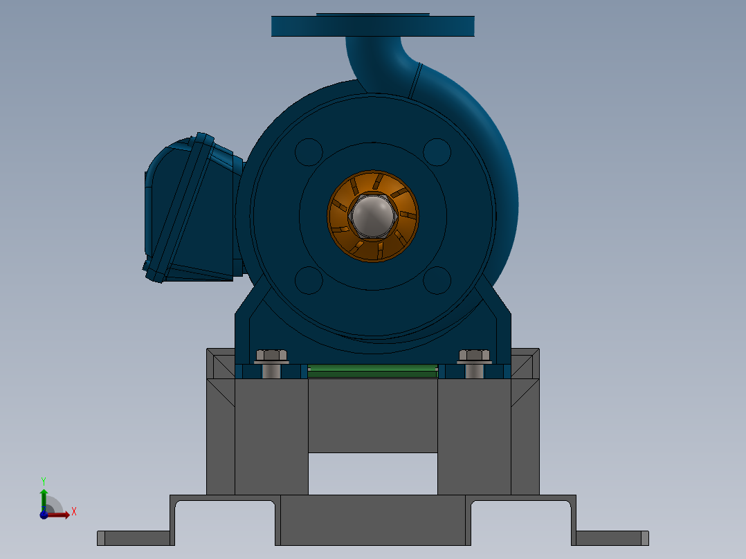 泵、水泵(53)前视图