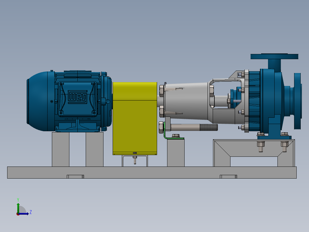 泵、水泵(53)左视图