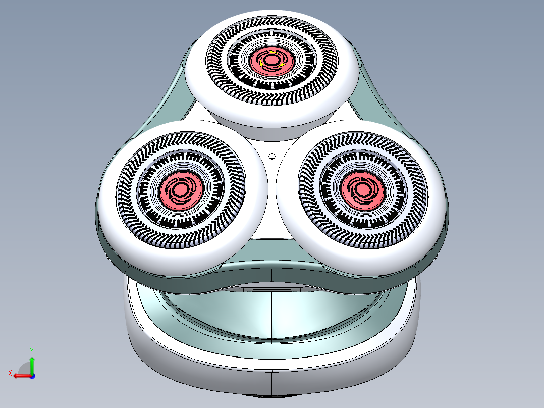 剃须刀、刮胡刀(7)后视图