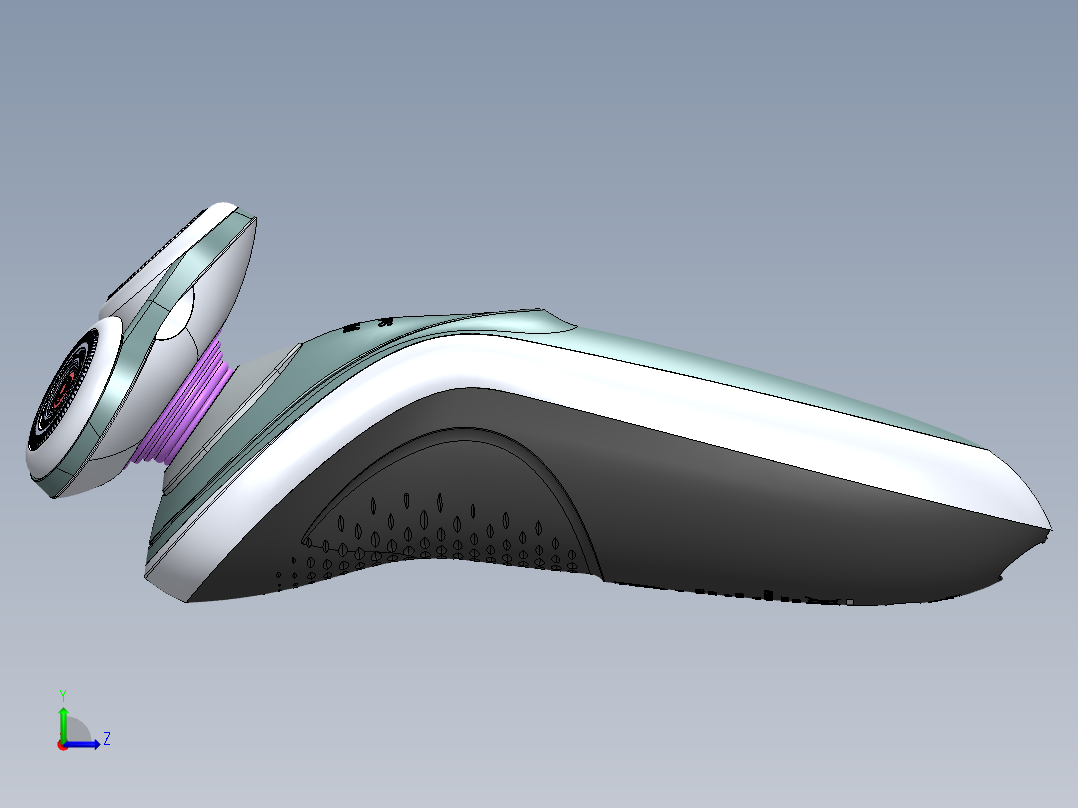 剃须刀、刮胡刀(7)左视图