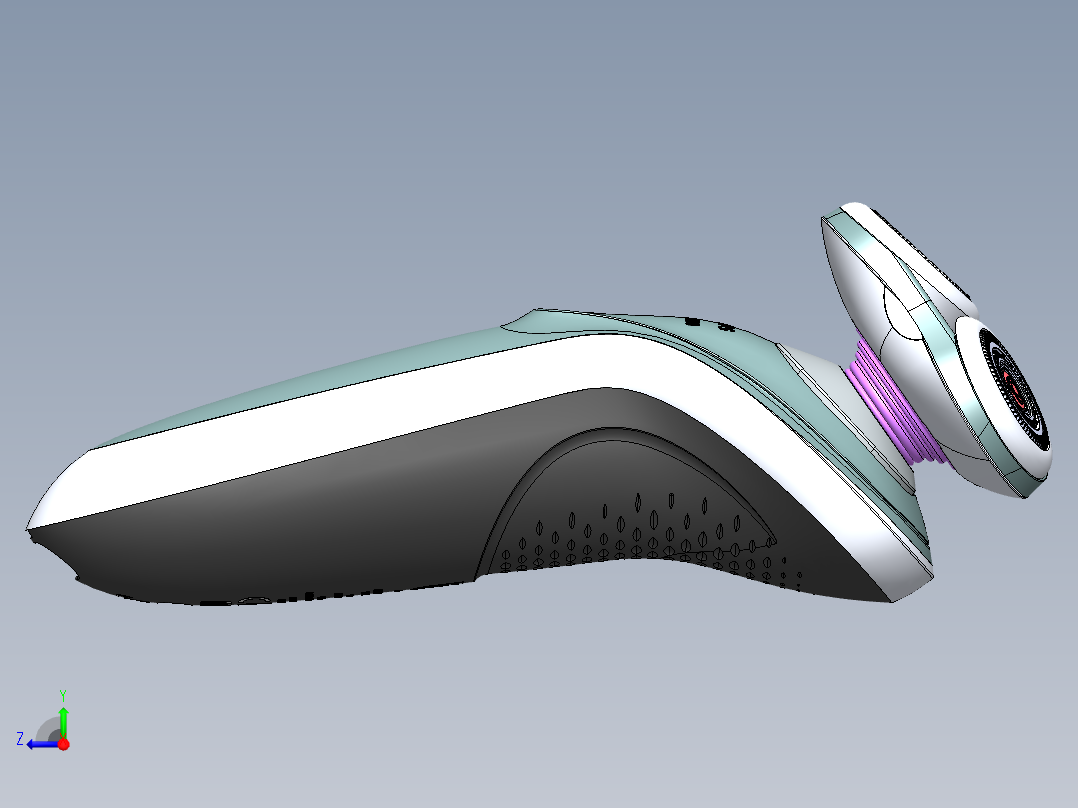 剃须刀、刮胡刀(7)右视图