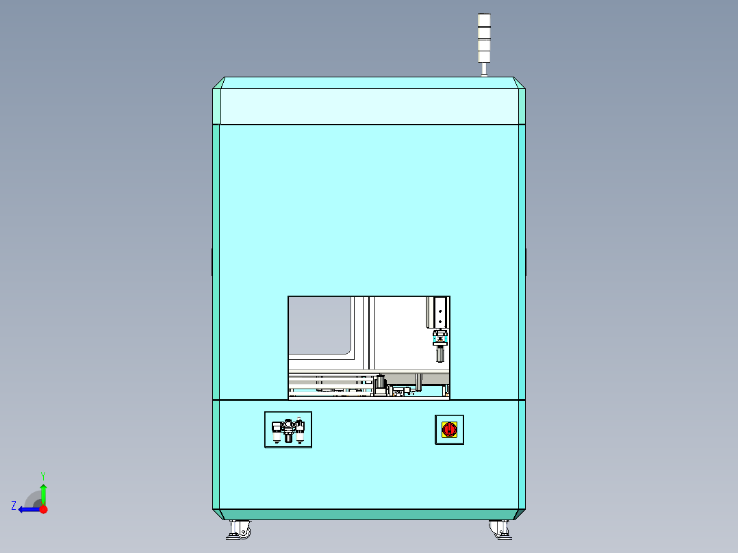 电池分拣机右视图
