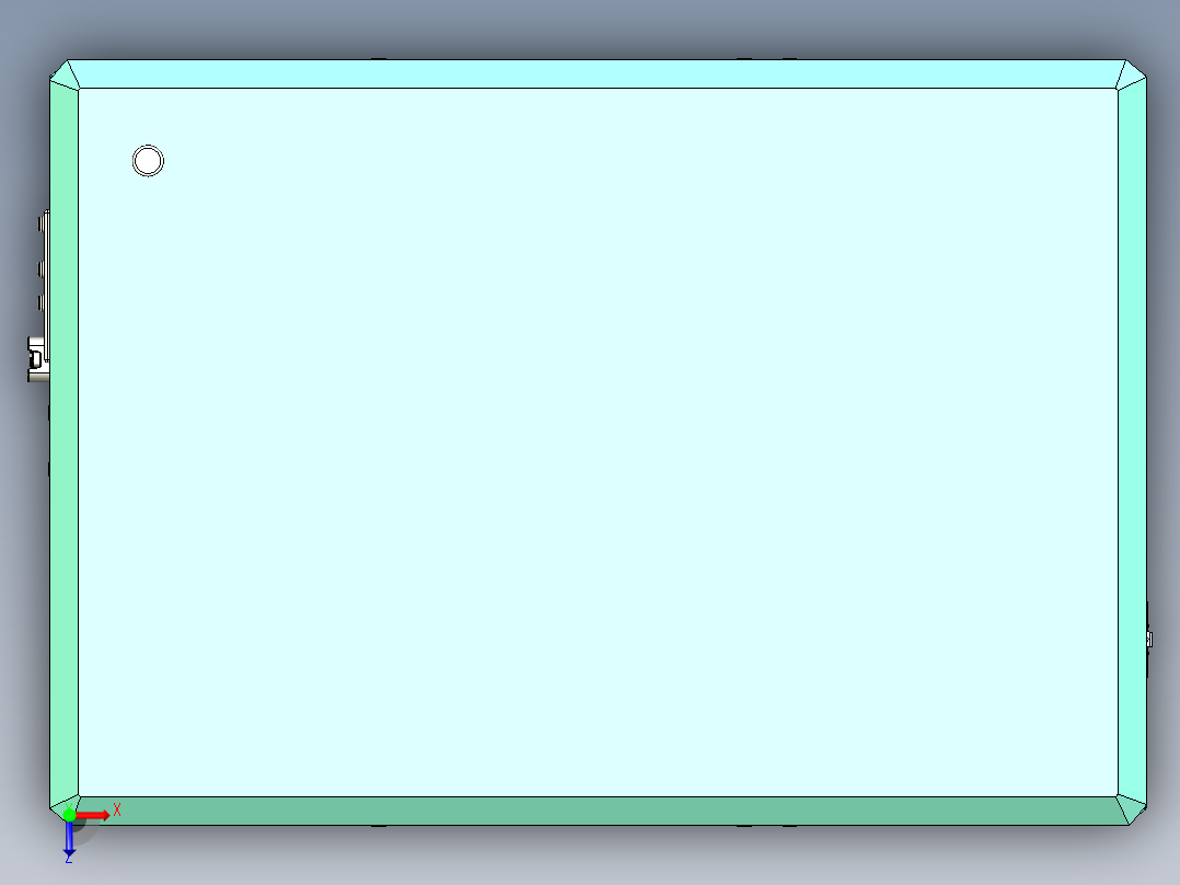 电池分拣机俯视图