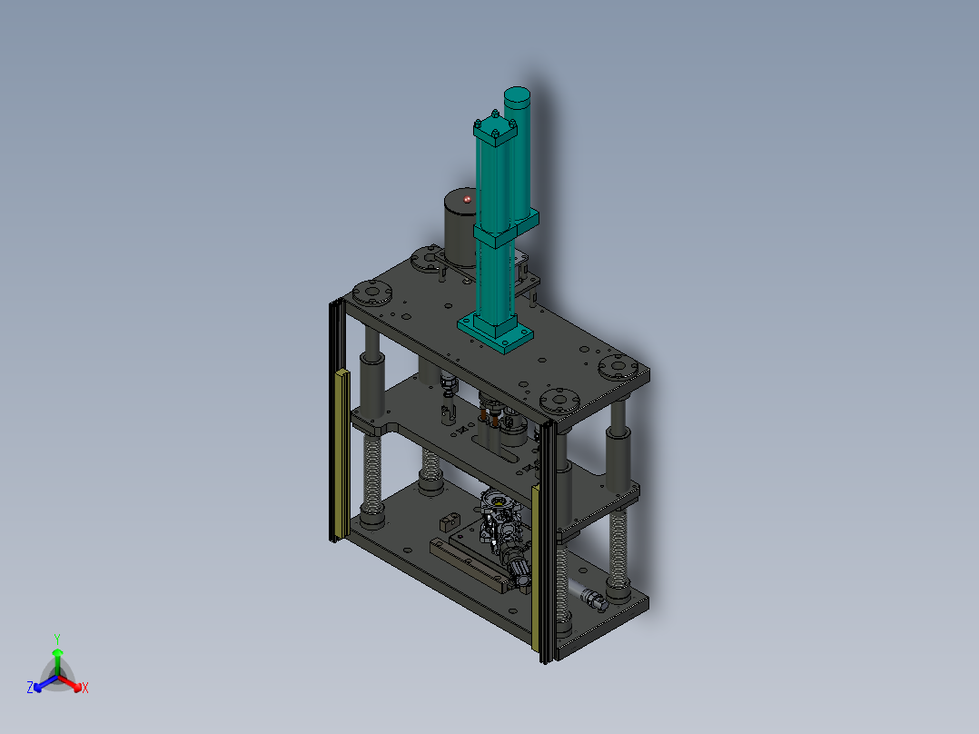 油泵钢球压装机构