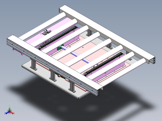 顶升移栽机-滚筒线