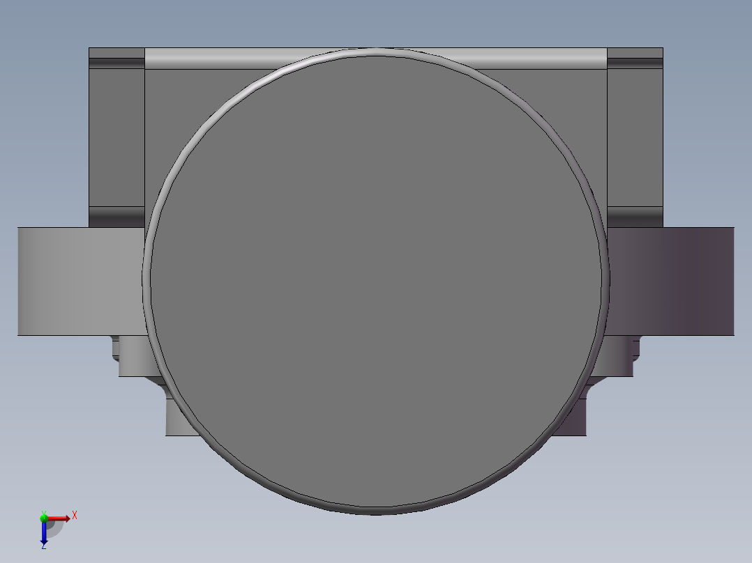 6款卡箍式气动蝶阀-- 392459--60俯视图