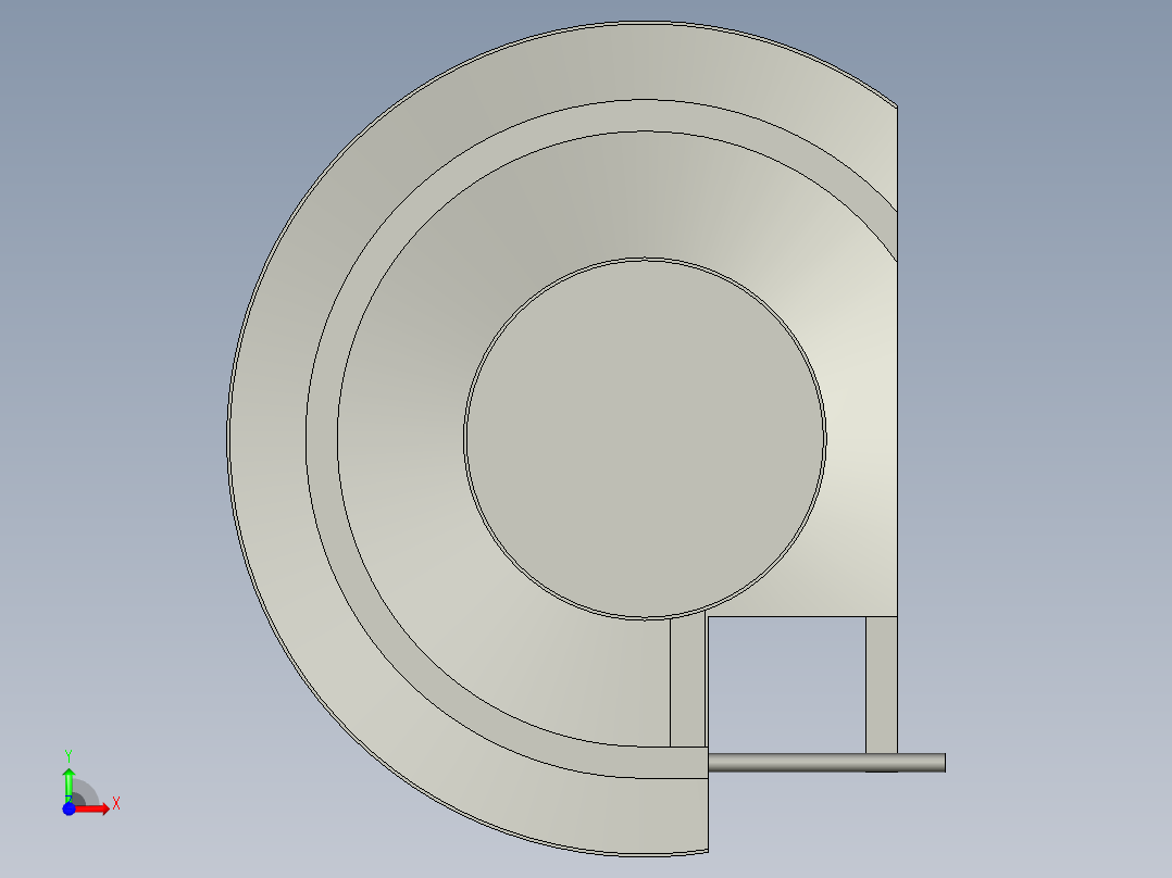 YNJ1-250筒盘逆时针装配体0前视图