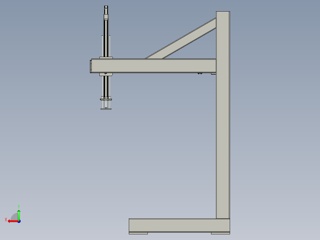 移栽模组后视图