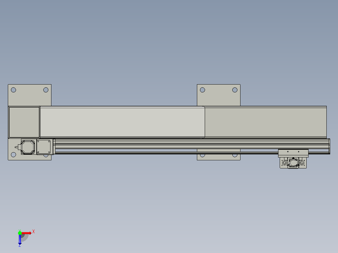 移栽模组俯视图