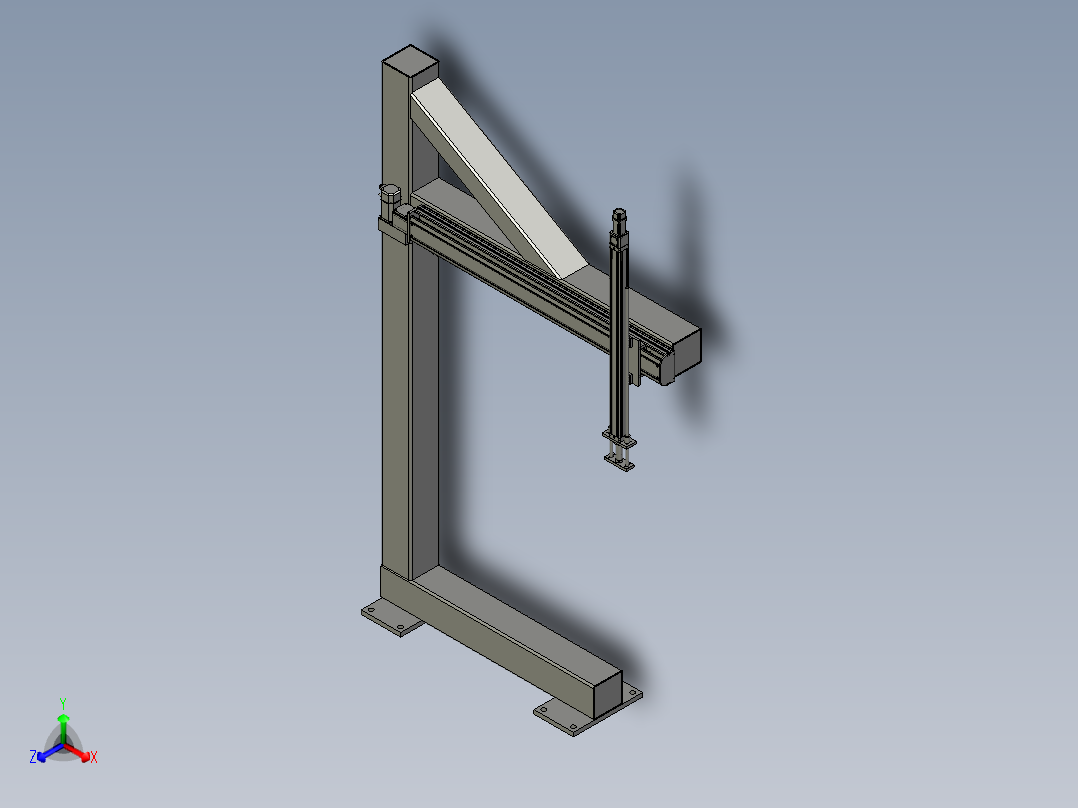 移栽模组正等轴测图