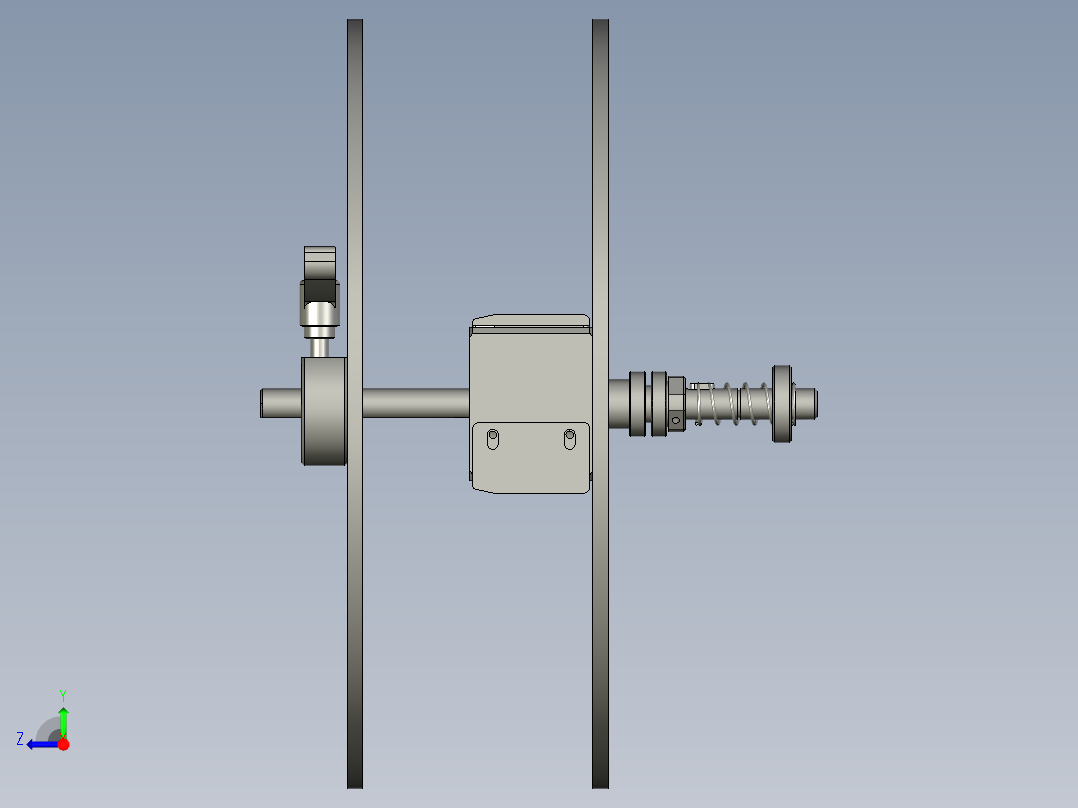 Mylar放卷组件-2右视图