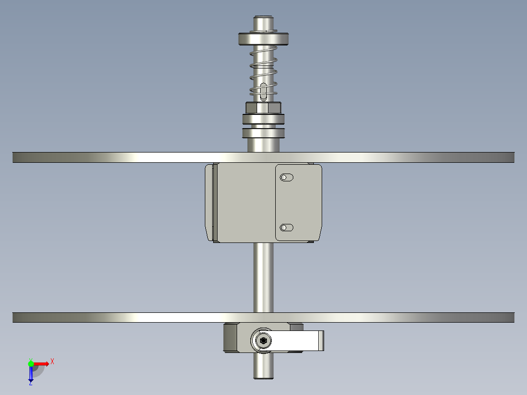 Mylar放卷组件-2俯视图