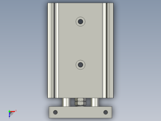双活塞气缸DGTZ-GF-10-20-P-AFESTO-55-2-2俯视缩略图