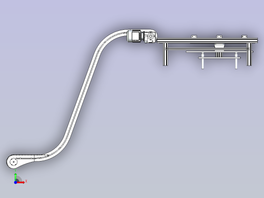 非标曲线型输送线设计前视缩略图