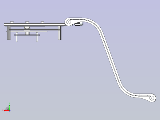 非标曲线型输送线设计后视缩略图