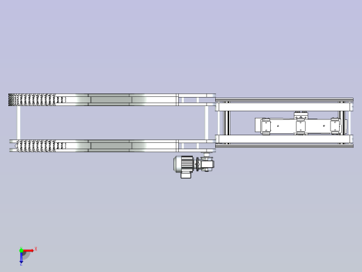 非标曲线型输送线设计俯视缩略图