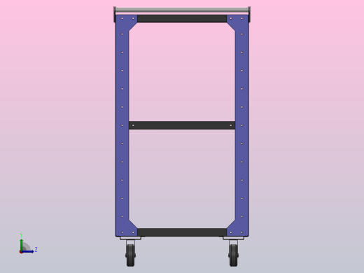 工具车小推车左视缩略图