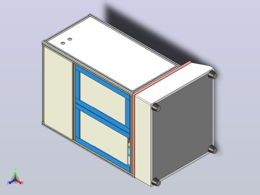 伺服电机压机3D图纸