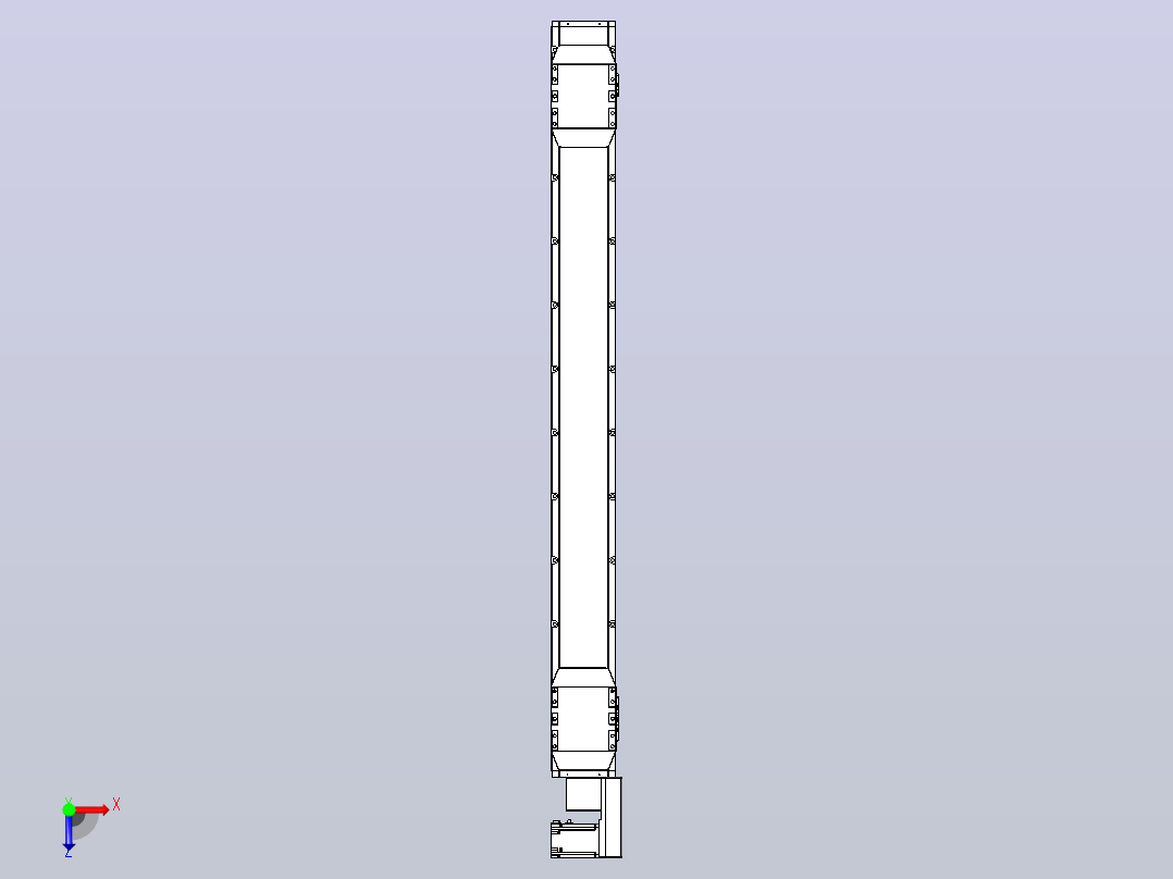 皮带直线轴双滑块型TPA-GCBS-150-P80-L600-QR-M75-N3俯视图