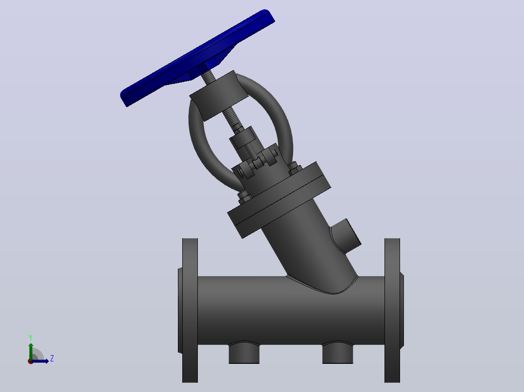 保温截止阀[BJ45W-25-25]DN25左视图