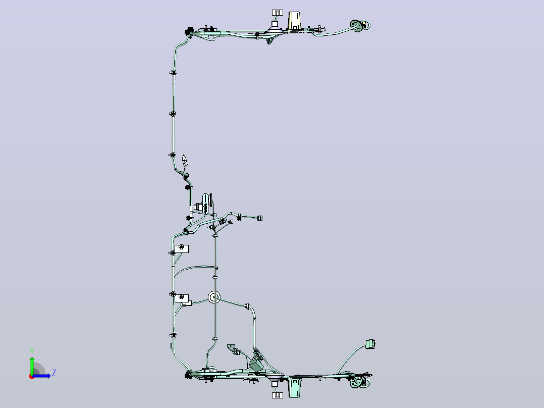 FNA4002002_车身线束装置左视图