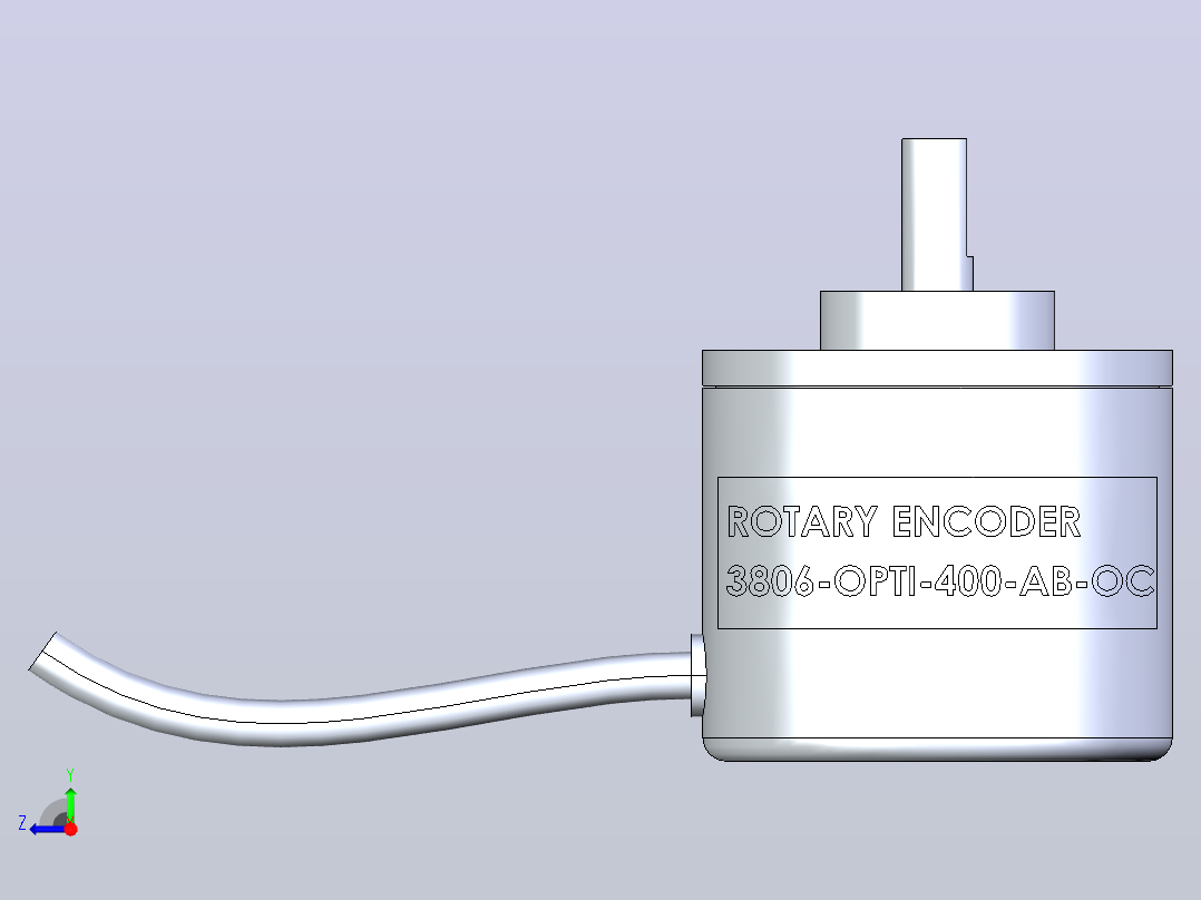 3806-OPTI-400-AB-OC 旋转电机右视图