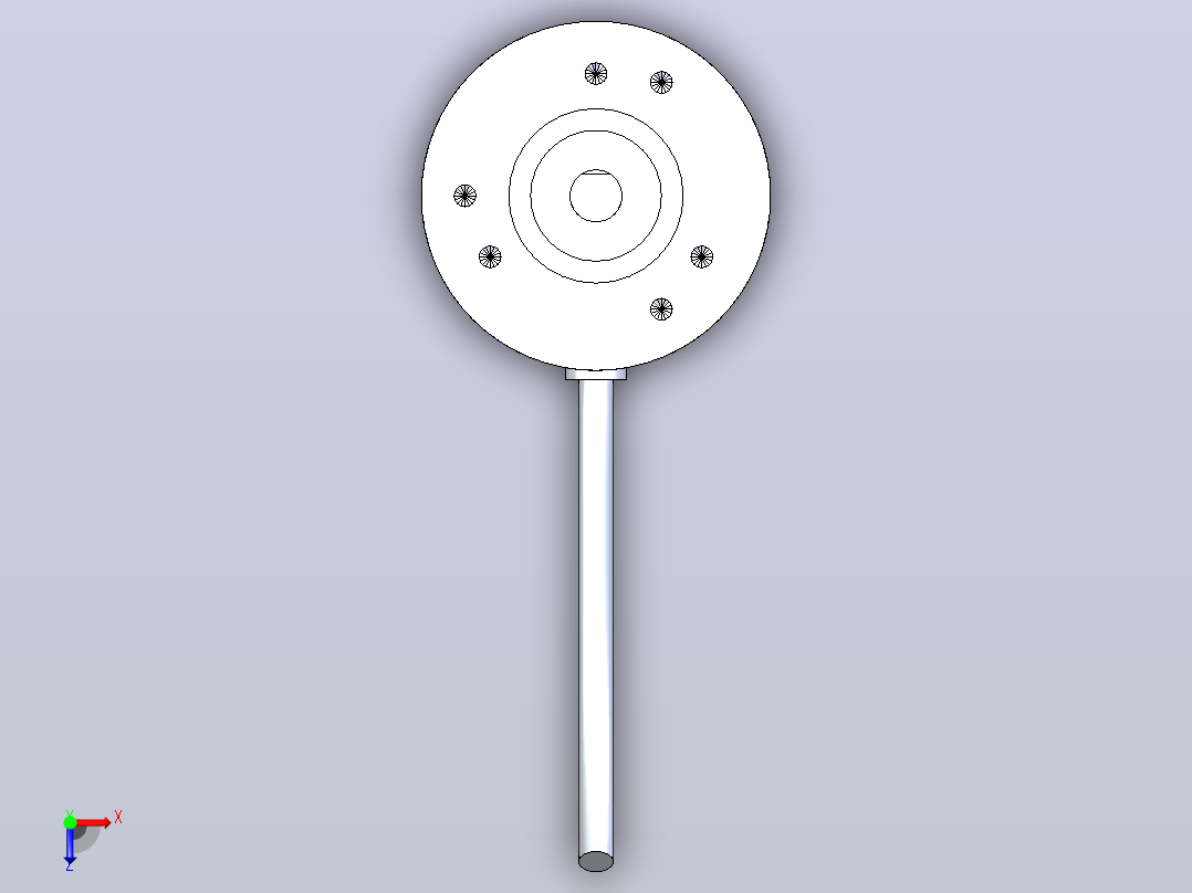 3806-OPTI-400-AB-OC 旋转电机俯视图