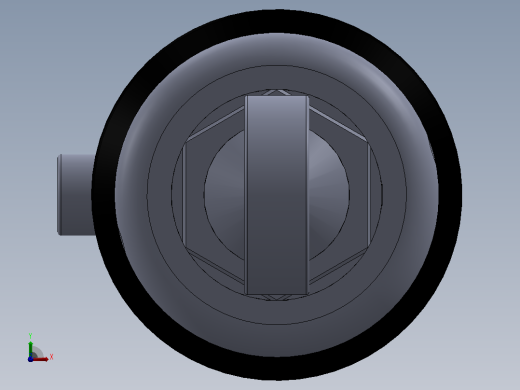 单作用液压缸前视缩略图