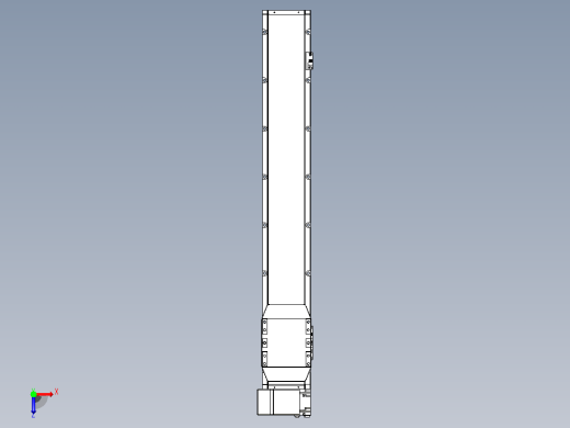 机器人皮带驱动直线轴TPA-GCB-150-P80-L850-LP-M75-N3俯视缩略图