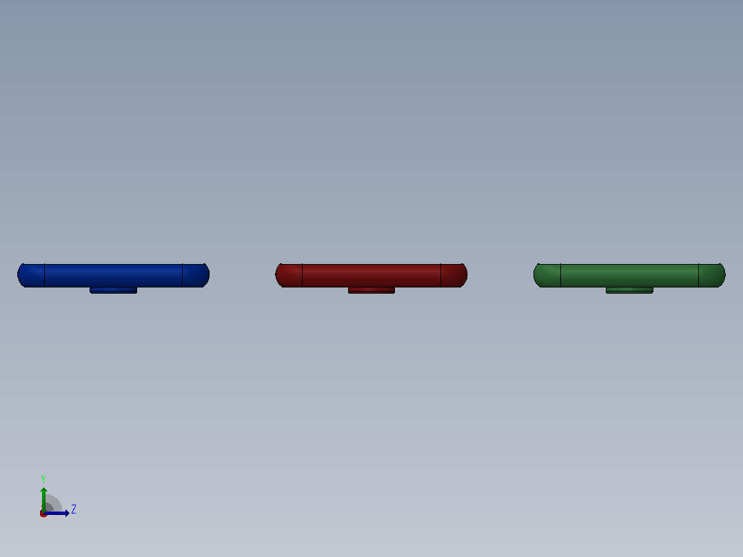solidworks 中的手机壳设计左视图