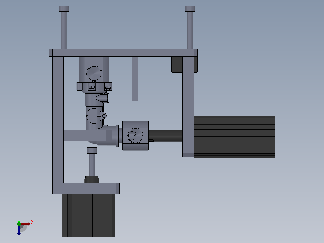 测试性能工装俯视图